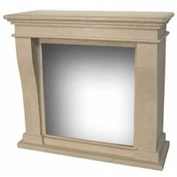 Entorno De Chimenea De Piedra Cm 105x44,5x99 Xaralyn Kreta-mini