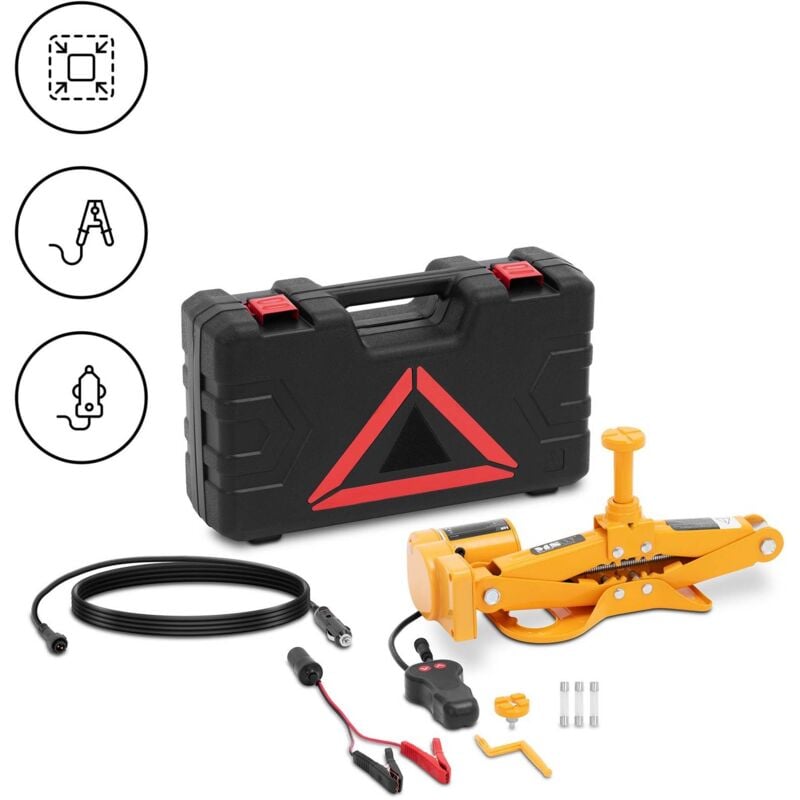 Cric électrique - kit de changement de roue - cric à ciseaux Cric de voiture  Kit de cric électrique pour voiture