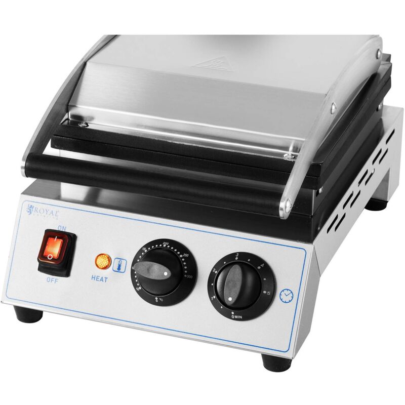 Gaufrier Électrique Professionnel Carré 2 Gaufres Plaques Alu Téflon 1500w 4
