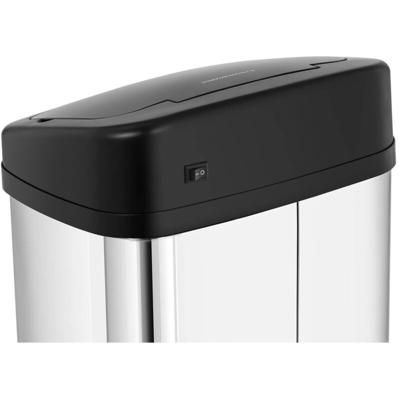 Couvercle Automatique Pour Poubelle Rectangulaire PARKSIDE - Modèle Chrome