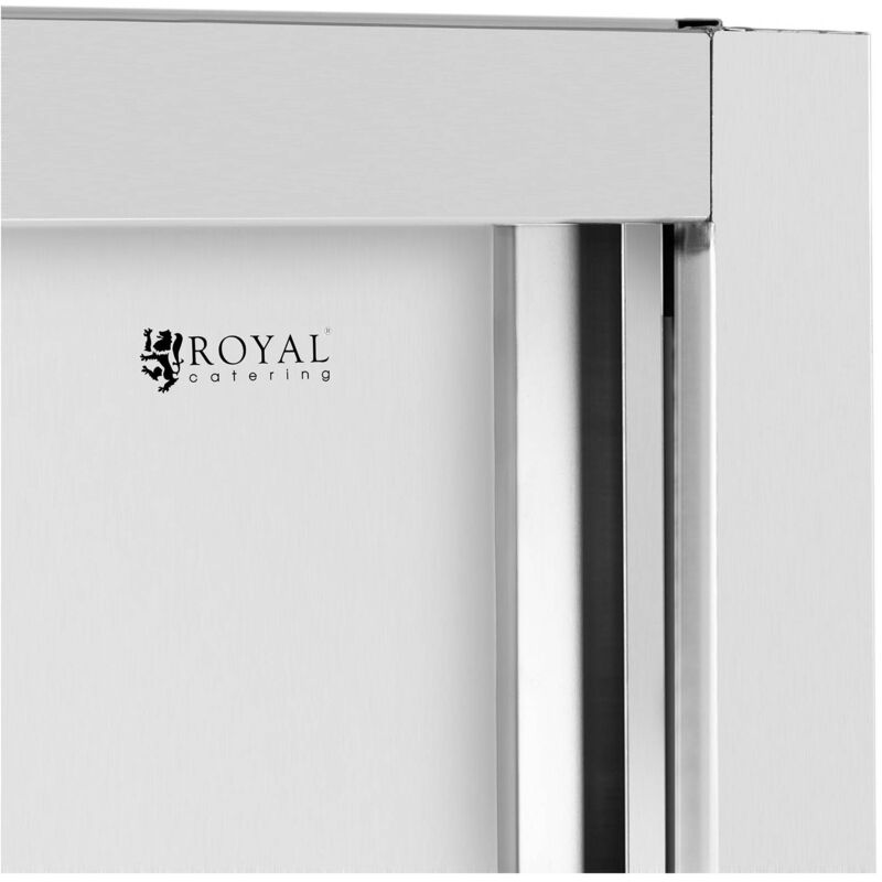 Armoire Sur Pied En Inox Meuble Cuisine Portes Coulissantes Largeur 80 cm 2