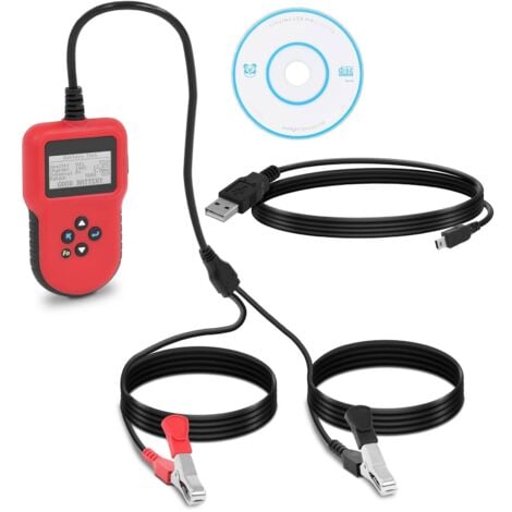Testeur de batterie de voiture avec affichage numérique des paramètres  Testeur de résistance de batterie de