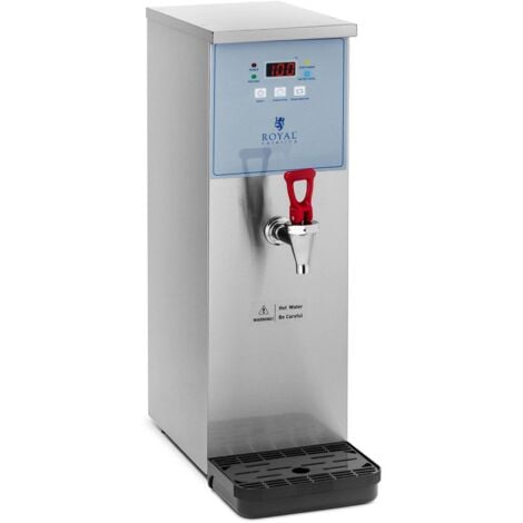 Distributeur d'eau chaude - 10 L - 3000 W - Raccord d'eau - Royal Catering  Fontaine d'eau