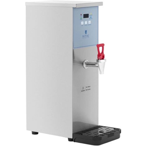 Distributeur d'eau chaude - 10 L - 3000 W - Raccord d'eau - Royal Catering Fontaine d'eau chaude Distributeur d'eau chaude 10 l