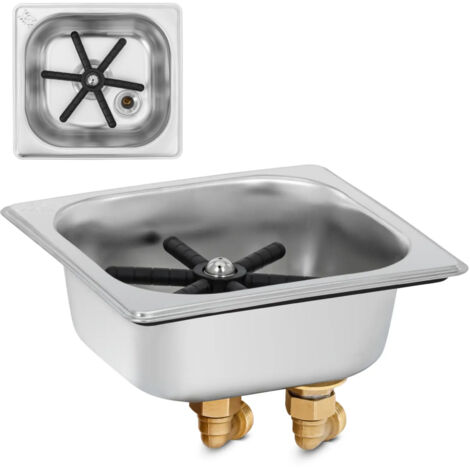 Lave-Verres Automatique Évier - Acier Inox - Jet Rotatif 360° - Pour Bar, Café, Restaurant