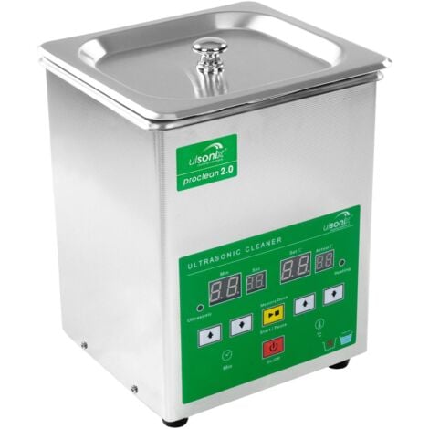 Nettoyeur À Ultrasons Bain À Ultrasons Bac Ultrason Sonicateur 2 0L 60W  40Khz