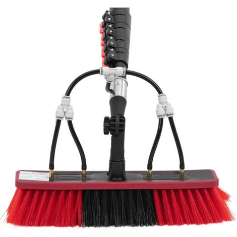 Lave vitre télescopique 160 à 600 cm avec brosse 35 cm - Brosse lavage télescopique