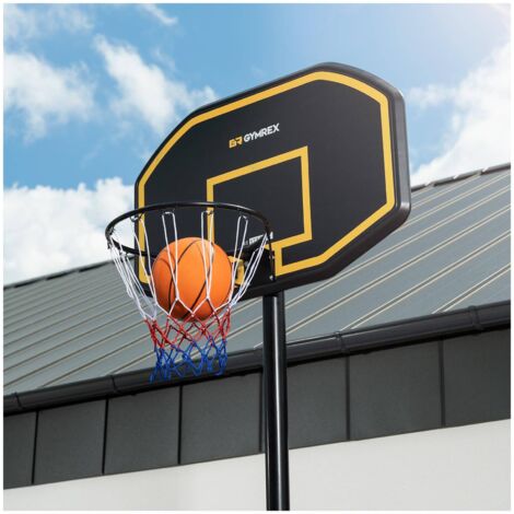 Panier de Basket sur Pied Avec Poteau Hauteur Réglable Mobile 200cm à 305 cm