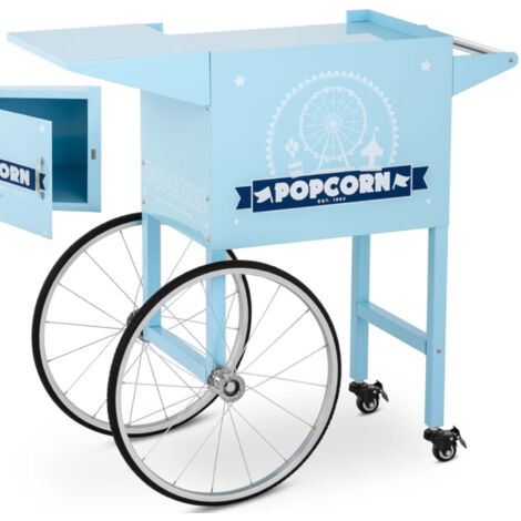 Chariot À Pop Corn Pour Machine À Popcorn Professionnelle Sur Roue RCPT