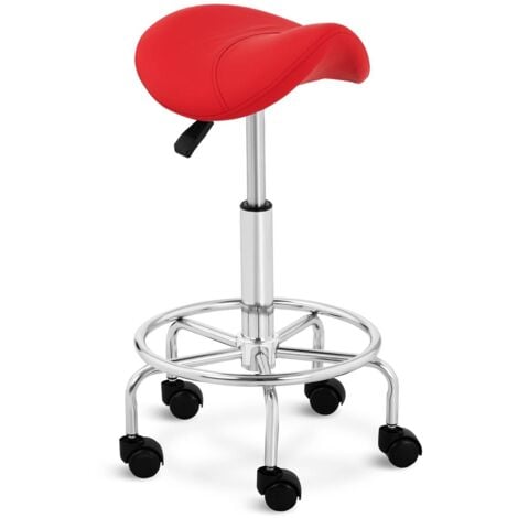 IDIMEX Tabouret ergonomique ROBERT siège ajustable repose genoux chaise de  bureau sans dossier, en métal noir et assise rembourrée gris pas cher 