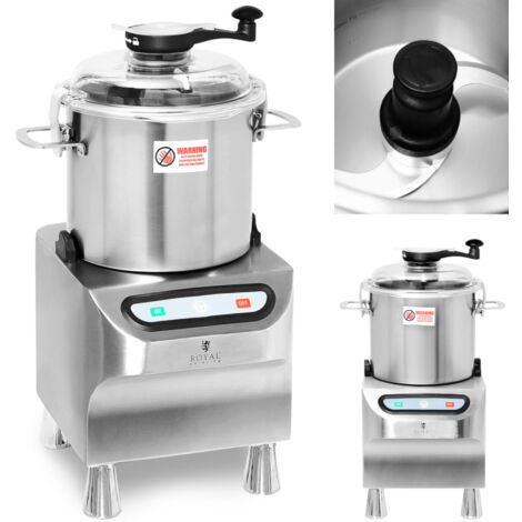 Hachoir électrique 500W Avec 2 Bols (verre 1,8L Et Inox 2L) - 2 Vitesses, 2 Jeux De Lames - Pour Viande, Légumes - 4