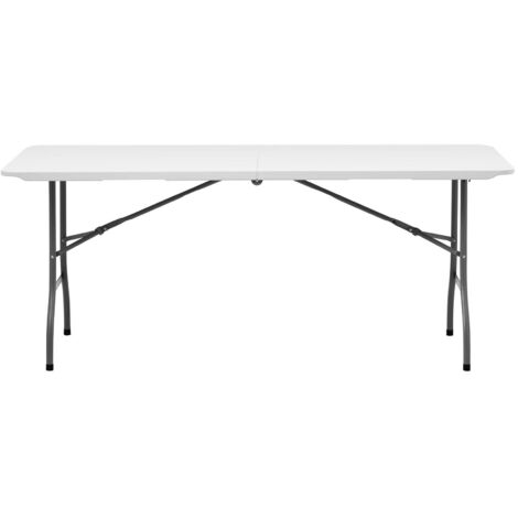 Grande Table Pliante Intérieur Extérieur 150 kg max. 180 x 75 x 74 cm Acier  PE