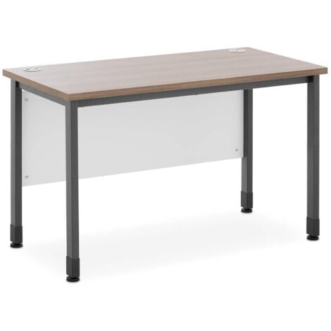 WOLTU Table de bureau. Table d'ordinateur en bois. Table de travail avec 3  tiroirs et verrou.120x59x75 cm. Noir