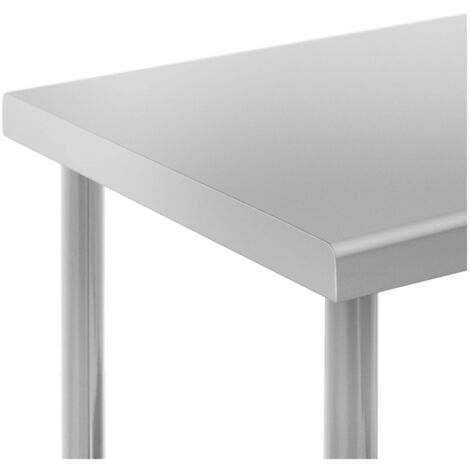 Table de travail à roulettes inox 60 x 90 cm 145 kg