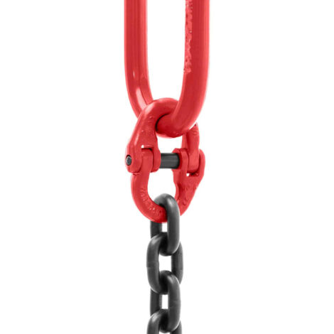 Chaîne De Levage 8 Mm 1 Brin - Capacité 2 Tonnes - Longueur 3 M Ou 5 M - Pour Levage Industriel Lourd