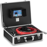 Caméra Endoscope D'Inspection Étanche Vidéo USB SD Écran LCD 7 IP68 12 LED 40m