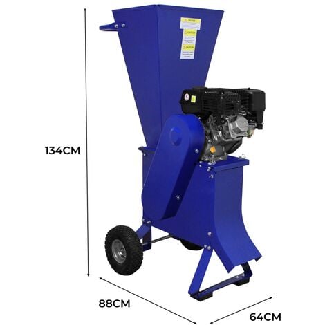 Trituradora de Ramas 6,5CV Motor Gasolina 4 Tiempos 196cc Astilladora de  Ramitas y Hojas para Jardineros, Paisajistas y Profesionales de Jardinería