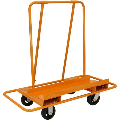 Carro Paneles Yeso con Ruedas Carrito Transportador Placas Yeso Escayola Cartón Argamasa Mortero Madera Contrachapada Tableros Tablas MDF Capacidad 1000kg Carrito Materiales Yesería