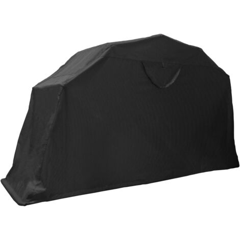 Tienda de Campaña Grande para Motocicleta Almacenamiento Moto Scooter Escúter Ciclomotor Refugio Funda Impermeable Protección UV Podredumbre 170x104x294cm con Cerradura 2 Candados y 8 Pernos de Tierra
