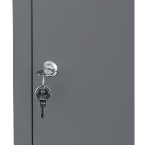 Buz n de Correos Gris Antirrobo de Pared Exterior Caja para