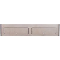 Armario superior para furgoneta camper de abedul natural 120 cm con bisagras de cierre suave y kit de montaje incluido – almacenamiento ideal para camperización DIY