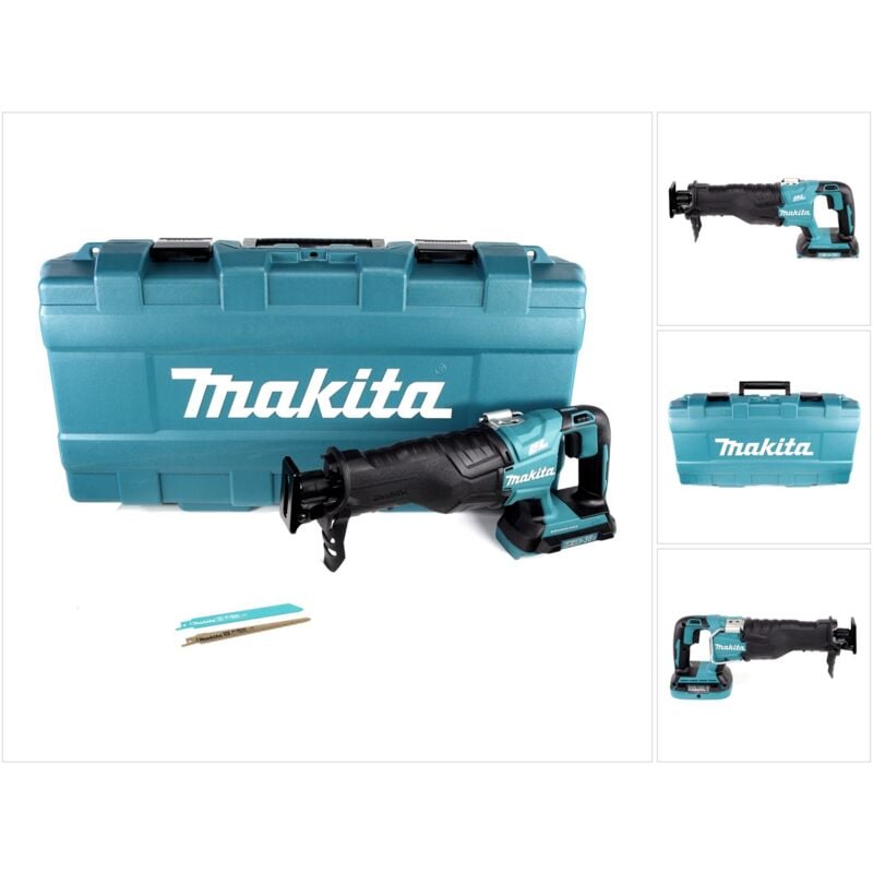 Makita DJR 360 ZK Sierra de sable 18Vx2 ( 36V ) en maletín de transporte - Sin batería, sin cargador incluidos