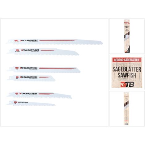 RUKO 33189245 5er-Sets Säbelhoja De Sierra Hoja De Sierra-Länge 150mm 5St