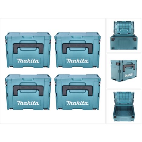 Makita 821551-8 MAKPAC 3 Koffer Stapelbare koffer 396 x 296 x 210 mm 2 stuks