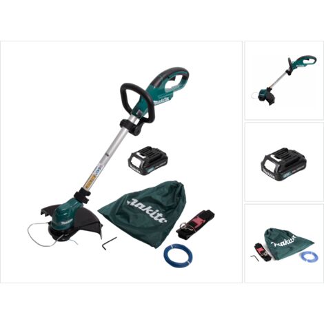 Recortadora de césped sin cable Makita UR 100 DA1 10.8V + 1x batería recargable 2.0Ah + 1x cabezal de hilo y accesorios - sin cargador