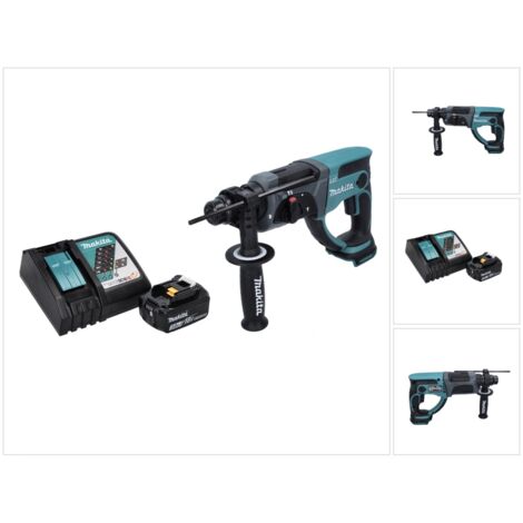 Taladro atornillador a batería Makita DHR 202 RF1 18 V 2.0 J SDS Plus + 1x batería 3.0 Ah + cargador (1/5)