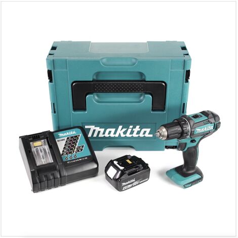 Taladro atornillador a batería Makita DDF 482 RM1J 18V 62Nm + 1x Batería 4.0 Ah + Cargador + Makpac