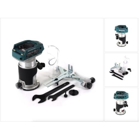 Makita DRT 50 ZJX4 Fresadora multifunción a batería 18V Solo en cartón - Sin batería, sin cargador incluidos (1/5)