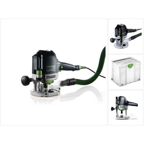 Festool OF 1400 EBQ-PLUS fresadora 1400W 70mm carrera en systainer + accesorios ( 574341 )