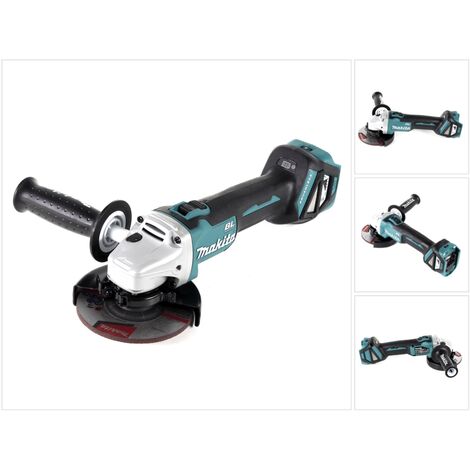 Makita DGA 511 Z Mini amoladora a batería 18V / 125 mm - Sin batería, sin cargador, sin maletín incluidos