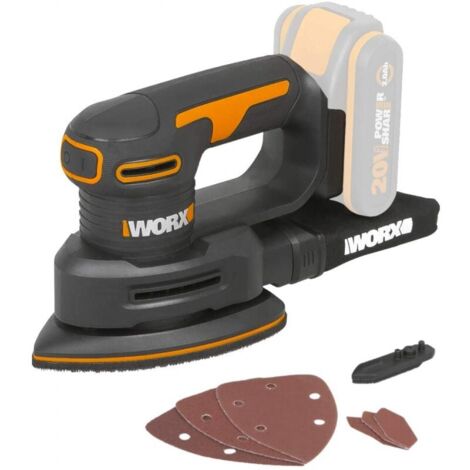 Lijadora inalámbrica de 20V solo cuerpo Worx Wx822.9