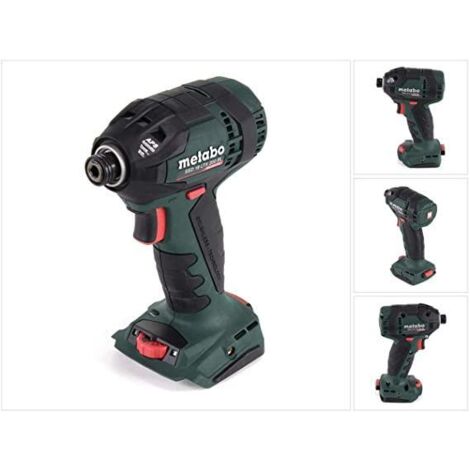 Metabo Atornillador de impacto inalámbrico SSD 18 LTX 200 BL – 602396890 – 18 V – Atornillador de impacto inalámbrico con motor sin escobillas y función APS – Sin batería ni cargador (1/2)