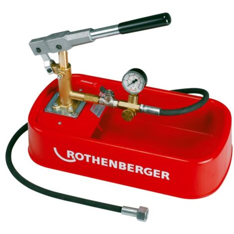 Bomba de prueba RP 30 0-30bar R 1/2 pulgada de volumen de succión por carrera aproximadamente 16 ml ROTHENBERGER