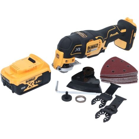 DeWALT DCS 355 Multi-Herramienta oscilante sin escobillas XR 18V + 1x  Batería DCB 184 5