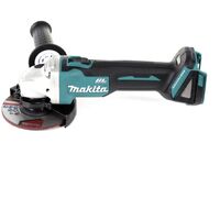 Makita DGA 504 ZE - Amoladora Angular Con Batería (18 V, 125 Mm, Sin Escobillas, Incluye 1 Inserto Para Makpac, Sin Batería, Sin Cargador
