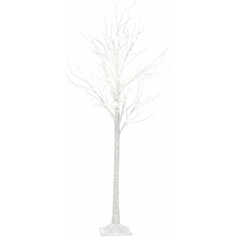 Birke Lichterbaum Innen 60cm, 144 Warmweiß LEDs Baum Lichter