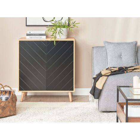 Moderner Aktenschrank In Schwarz – 3 Schubladen Mit Schloss, Ideal Für Büro Oder Homeoffice