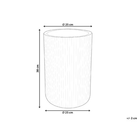 YNNICO Blumentöpfe 15,2 Cm, 5 Stück Mit Untersetzern – Für Zimmerpflanzen Drinnen & Draußen