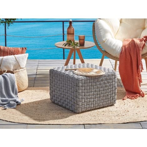 Outdoor footstool pouf sales