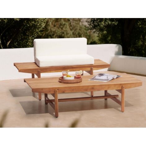 SKLUM Rechteckiger Couchtisch Aus Akazienholz (90x6 Produktbild-Vorschau 3