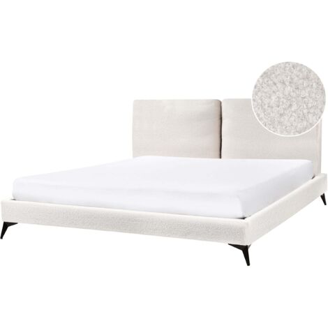 Polsterbett MARINI 140x200 Cm - Cremeweiß Mit Lattenrost