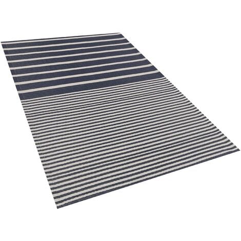 Outdoor Teppich dunkelblau 120x180 cm Bodenschutzmatte Kunststoffmatte  Haldia