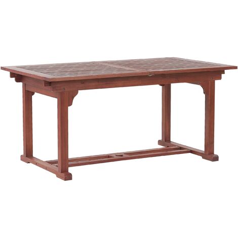Praktischer, rechteckiger Gartentisch aus Holz ausziehbar 160/220 x 90 cm Gartenmöbel, Holzmöbel, Garten