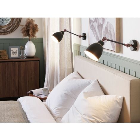Retro Design Flur Decken Leuchten Dielen Wohn Schlaf Zimmer Lampe schwarz/Kupfer 