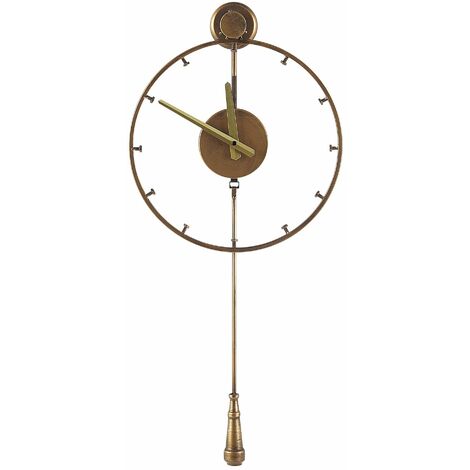 40cm Runde Holz Wanduhr Schwarz für Wohnzimmer Dekor, Vintage Ziffer Nealy  Silent Little Ticking Hängende Uhren für Home Garden Office Dekoration