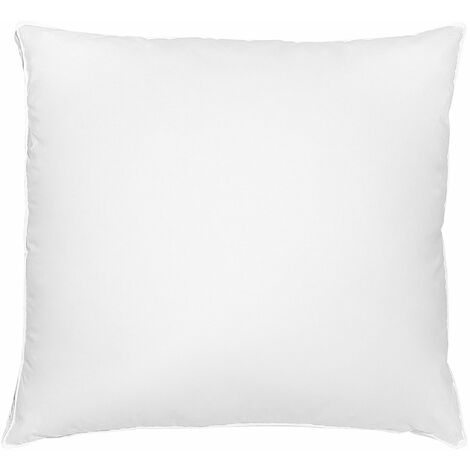Kopfkissen Weiß Japara Baumwolle 80x80 cm Entenfedern / Entendaunen niedrig luftdurchlässig geräuschlos Schlafzimmer Modern